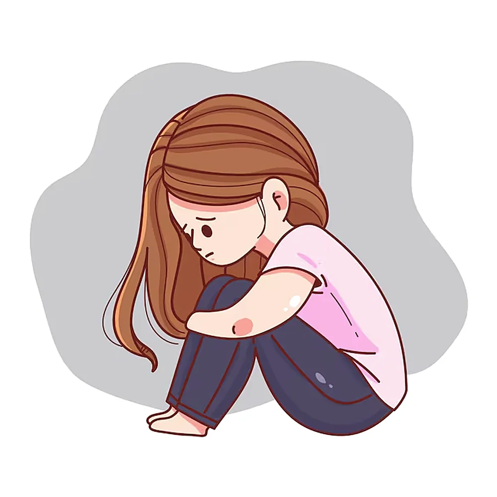 Illustration showing depression
